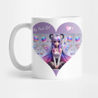 Goth Fairy Panda Girl Mug